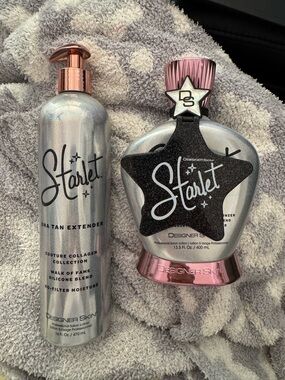 Starlet Bronze Tanning lotion and tan extender by Designer Skin bronzing